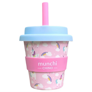 Unicorn Babychino Cup 120ml with Straw